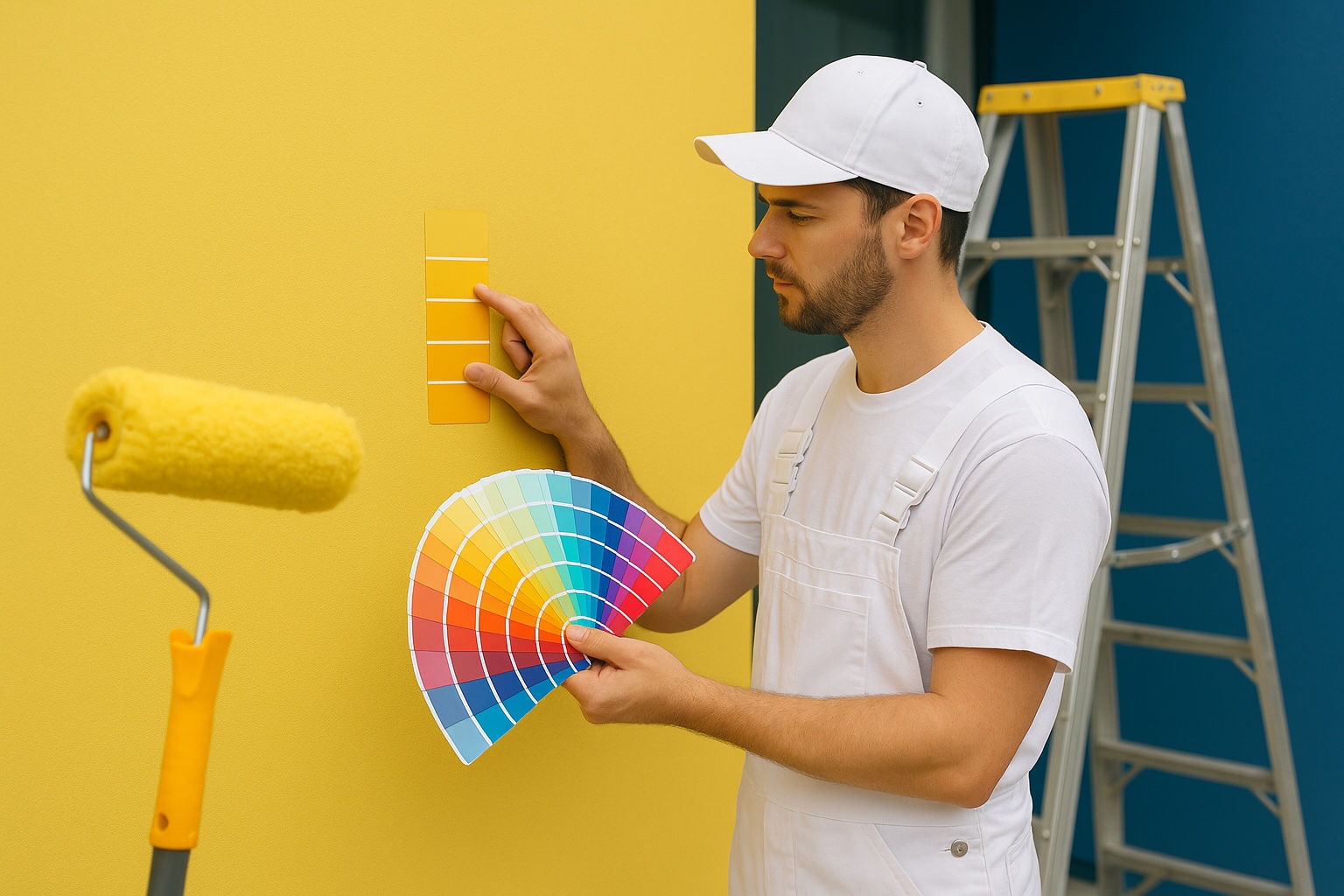 Colour matching with fan deck