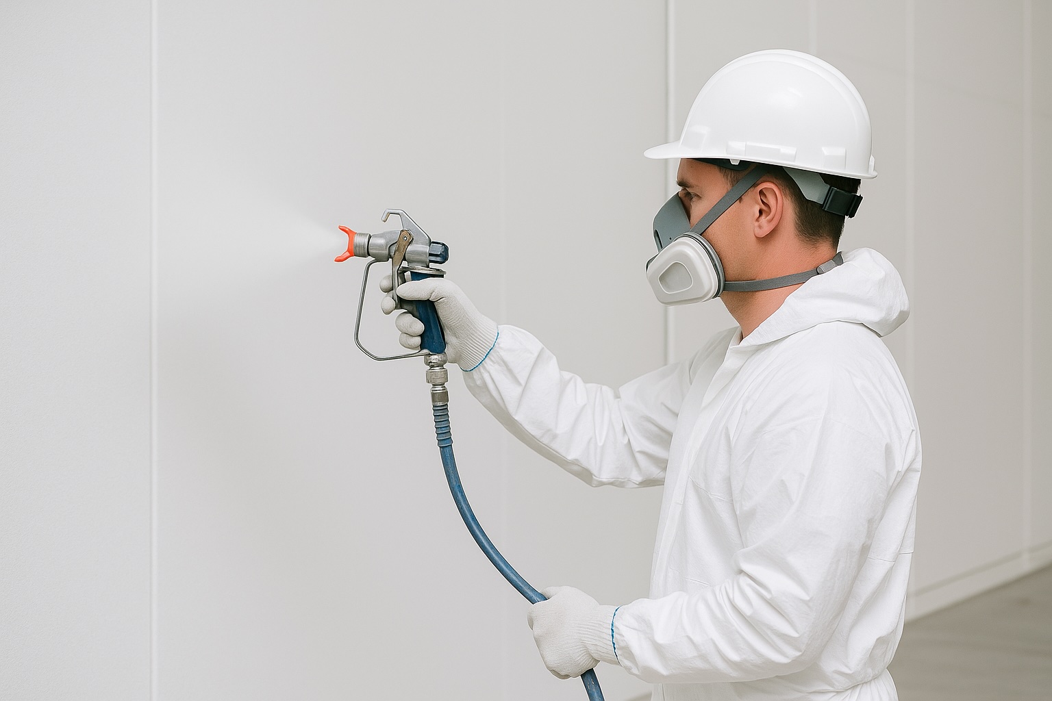 Professional paint spraying